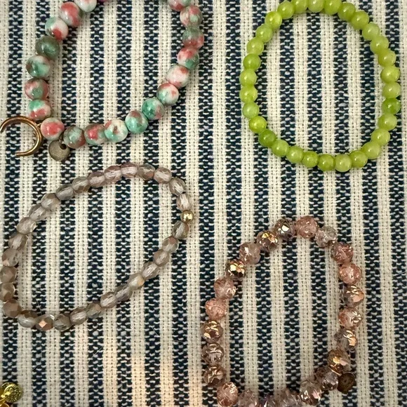 Sundrenched Colorful Beaded Bracelets Set - Picture 7 of 10